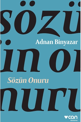 Sözün Onuru - Adnan Binyazar - Can Yayınları