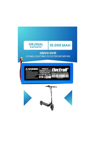 Onvo Ov-011 Batarya Standart Kapasite 48v 10.000mah Pil Elektrikli Scooter Bataryası Değişimi