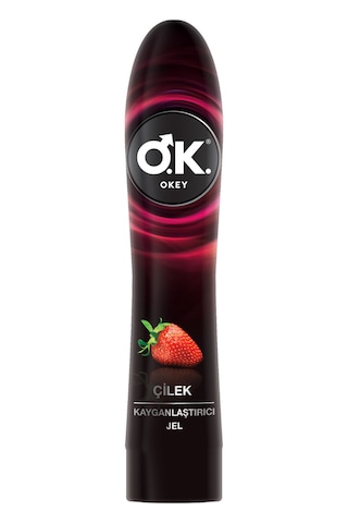 Okey Çilek Kayganlaştırıcı Jel 100 ML + Okey Ginseng Masaj Jeli 200 ML