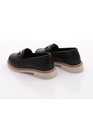 Dgn 1556 Kadin Loafer Ayakkabi Siyah