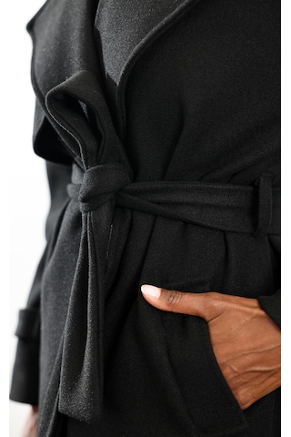 Siyah Kaşe Palto 1614 Siyah