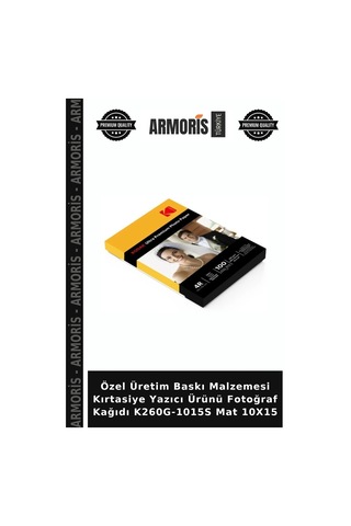 Özel Üretim Baskı Malzemesi Kırtasiye Yazıcı Ürünü Fotoğraf Kağıdı K260g-1015s Mat 10x15