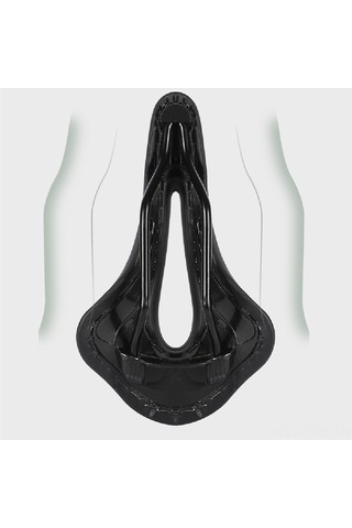 Symbee West Bıkıng Bisiklet Sırt Yastığı Seti - Konforlu Yol Bisikleti Jantı, Yağmur Korumalı Pu Materyal, Beyaz-siyah Rengi Çok Renkli