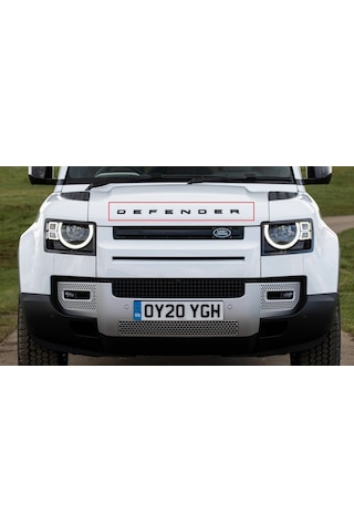 Land Rover New Defender Ön Kaput Yazısı Siyah Renk 2020 2021