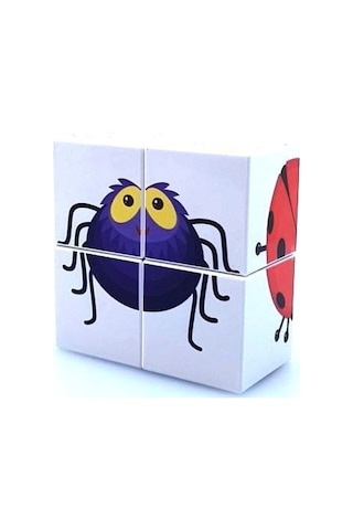 Küpss Manyetik Bloklar Puzzle Hayvanlar