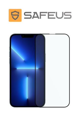 Safeus Tam Kaplayan Parmak İzi Bırakmayan Safir Ekran Koruyucu Cam , Apple Uyumlu iPhone 13 Pro İle