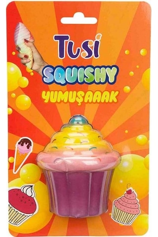 Squishy Cupcake: Slow Rising Köpük Oyuncak Yumuşacık Stres Giderici Figür Meyve