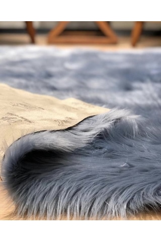 Doğuş Peluş Halı A Post Düz Kesim Gri