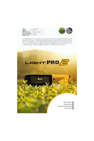 Light Pro - 15 Ah Mg Çay Ve Bitki Toplama Makinesi