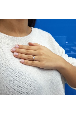 Lova G Renk 0,45 Karat Pırlanta Tektaş Yüzük - Idl - 1070173