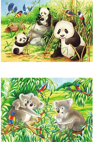 Ravensburger Puzzle 2X24 Parça Koalas Pandas 78202