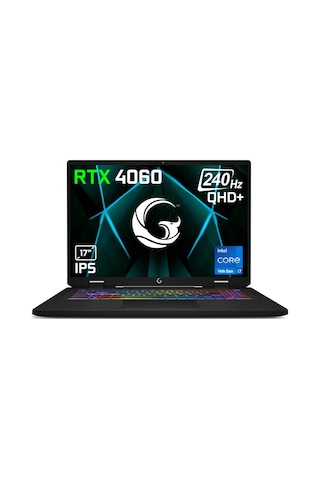 Game Garaj Slayer4 7XL-4060 C1 i7-14700HX 16 GB 1 TB RTX4060 17" Dos Dizüstü Bilgisayar