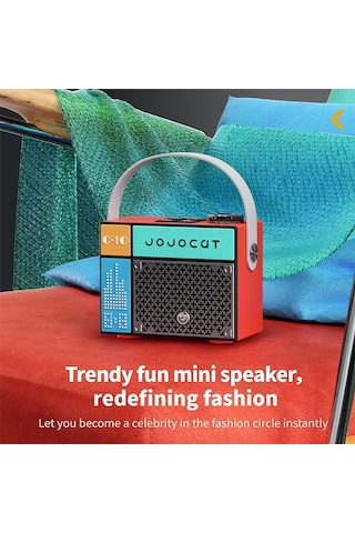 Taşınabilir Bluetooth Hoparlör Şarj Edilebilir Kablosuz Hoparlör Derin Baslı Tf Kart Usb Sürücü Destekli Parti Dış Mekan İçin Ev Dekorasyonu