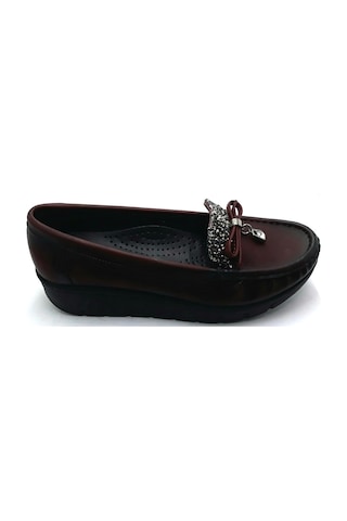 Punto 572082 Bordo Dolgu Taban Bayan Ayakkabısı Bordo