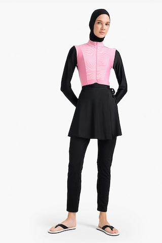 DeFacto Regular Fit Hızlı Kuruyan Baskılı 5'li Burkini Takım E7998AX25HSPN160
