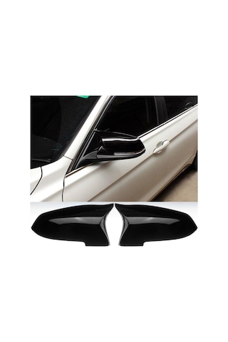 Bmw F10 2015 - 2020 Sinyalli Yarasa Ayna Kapağı Piano Black Parla
