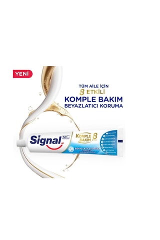 Signal Komple Bakım 8 Etki Beyazlatıcı Diş Macunu 75 ML