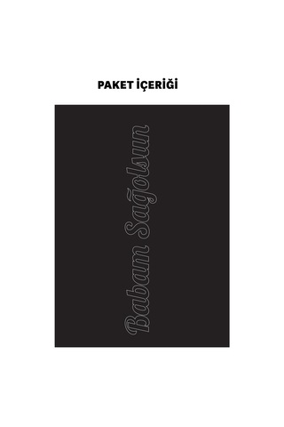 Babam Sağolsun Araç Sticker 21x29 Cm, Oto Sticker, Araba Sticker