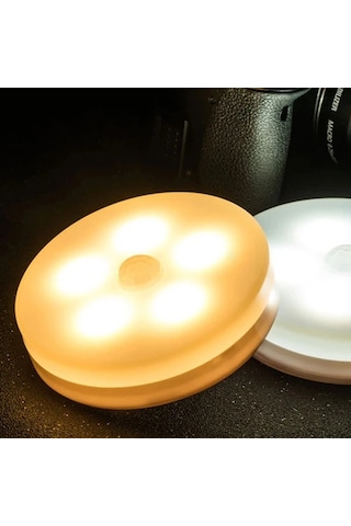 Ally Akıllı Led Sensorlu Otomatik Usb Şarj Edilebilir Gece Lambası Led- 5775 Beyaz