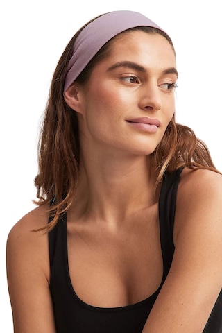 Saç Bandı Pamuk Kadın Bandana Spor Kafa Bandı Headband Lila