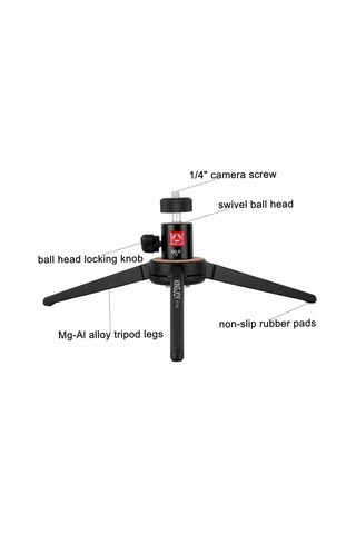 Kingjoy Kt-100+bd-0 Masa Üstü Tripod