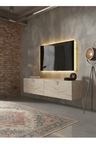 Resital Tv Ünitesi S1245-8 Traverten Traverten