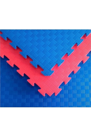 Tatami Minderi Mavi-kırmızı 100 100 26mm/ithal Kırmızı