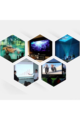 Vkemall Dlp Projeksiyon İçin Taşınabilir 3d Gözlük - 144hz Frekans, 2ms Yanıt Süresi, 10m Etki Alanı Siyah