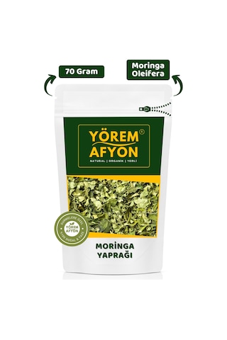 Yörem Afyon Kadim Geleneklerden Günümüze Mucizevi Şifa Moringa Yaprağı Moringa Oleifera 70gr.