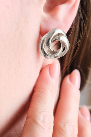 Aurrari Silver Loop Küpe Çok Renkli