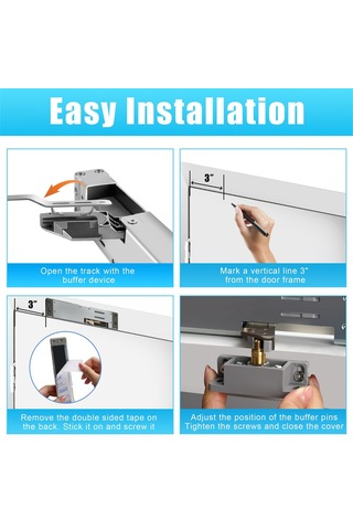 Kapı Kapatıcı- Alaşımlı, Otomatik Kapı Kapı Kapatıcı