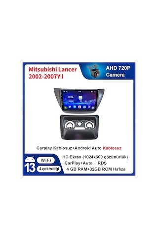 Mitsubishi Lancer 2007-2015yıl 4gb Ram 32gb Rom Carplay Multimedy