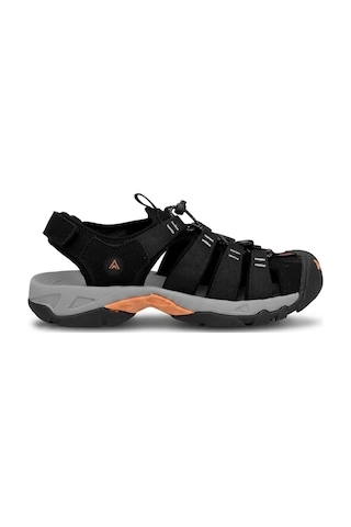 Humtto 152-710445a Erkek Outdoor Sandalet Siyah - Turuncu