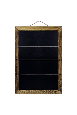 Kişiye Özel Ahşap Karatahtalı Duvar Fotoğraf Çerçevesi