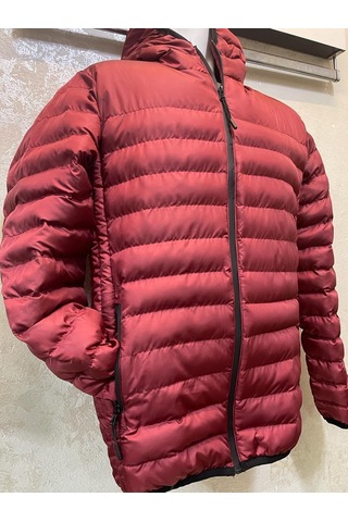 Calzare Erkek Şişme Mont - Bordo