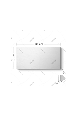 Soyut Altın Kanvas Tablo 100 X 50