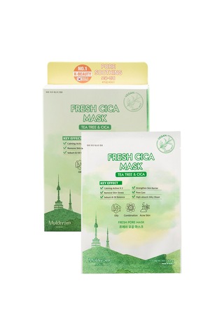 Muldream Fresh Cica Çay Ağacı Yağı Kağıt Yüz Maskesi 25 ML