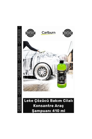 Otoşampuan 410 Ml Parlatıcı Oto Temizleyici Leke Çözücü Bakım Cilalı Konsantre Araç Şampuanı