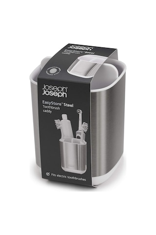 Joseph Joseph Easystore Diş Fırçalık, Paslanmaz Çelik Çok Renkli