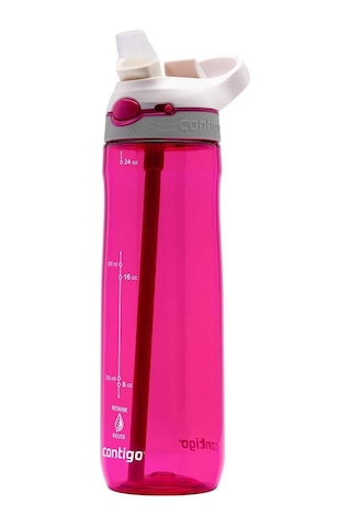 Contigo Cortland Tren Tek El Bas İç Kapaklı Su Matarası 720ml 2197050 - Pembe