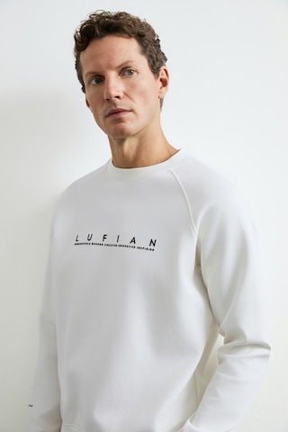 Lufian Cooper Erkek Sweatshirt Kırık Beyaz Kırık Beyaz 112030198100510