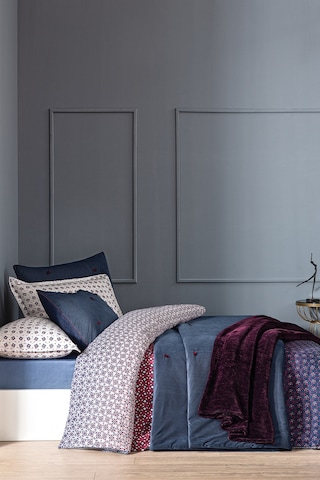 Puffy Luisa Çift Kişilik Eternal Çeyiz Seti - Lacivert