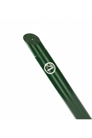 Kule Oval Tabanlı Küllük K-107 Dış Mekan Metal Sigara Küllüğü Hey Çelik