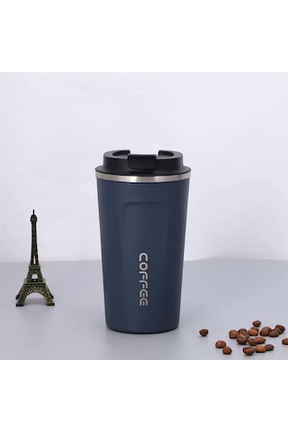 Geeksen Mavi 510ml 304 Çelik Vakumlu Termos Bardak, Dışarıda/kara Yolları İçin, Isı Saklama, Hızlı Teslimat Diğer