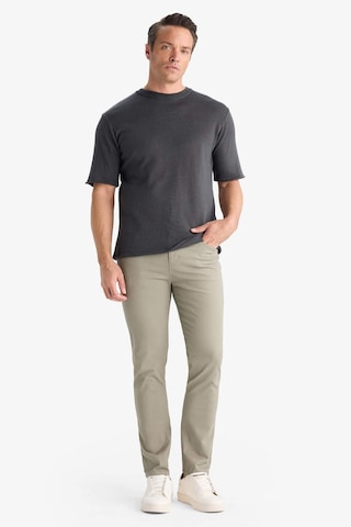 Defacto Slim Fit Dar Kesim Dar Paça Pantolon B2089ax25aukh465 Haki