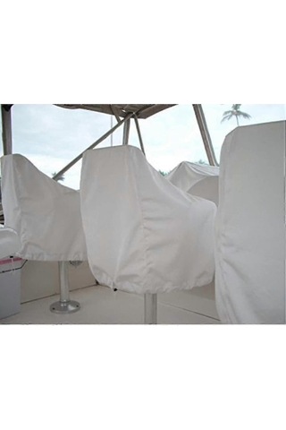 2'li Paket Tekne Koltuk Kılıfı, Dış Mekan Su Geçirmez Kaideli Ponton Kaptan Tekne Bank Sandalye Koltuk Kılıfı, Oxford Kumaş Dümen Sandalye Koruyucu Kılıfları Diğer