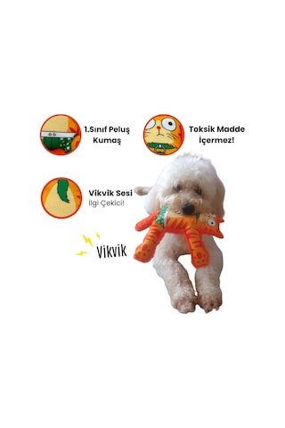 Havhav Mihav Sesli Peluş Köpek Oyuncağı