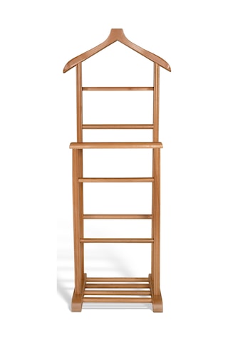 İkili Dilsiz Uşak Açık Kahverengi Masif Ahşap Palto Ceket Cüppe Diğer