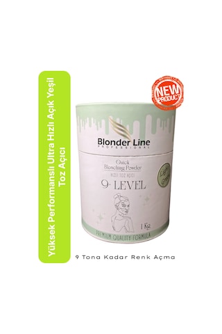 Zorlu Ve Koyu Renkli Saçlar İçin Yüksek Performanslı Ultra Hızlı Açık Yeşil Toz Saç Açıcı 1 Kg