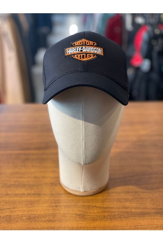 Hamze Harley Davidson Nakışlı Siyah Renk Cap Şapka Siyah